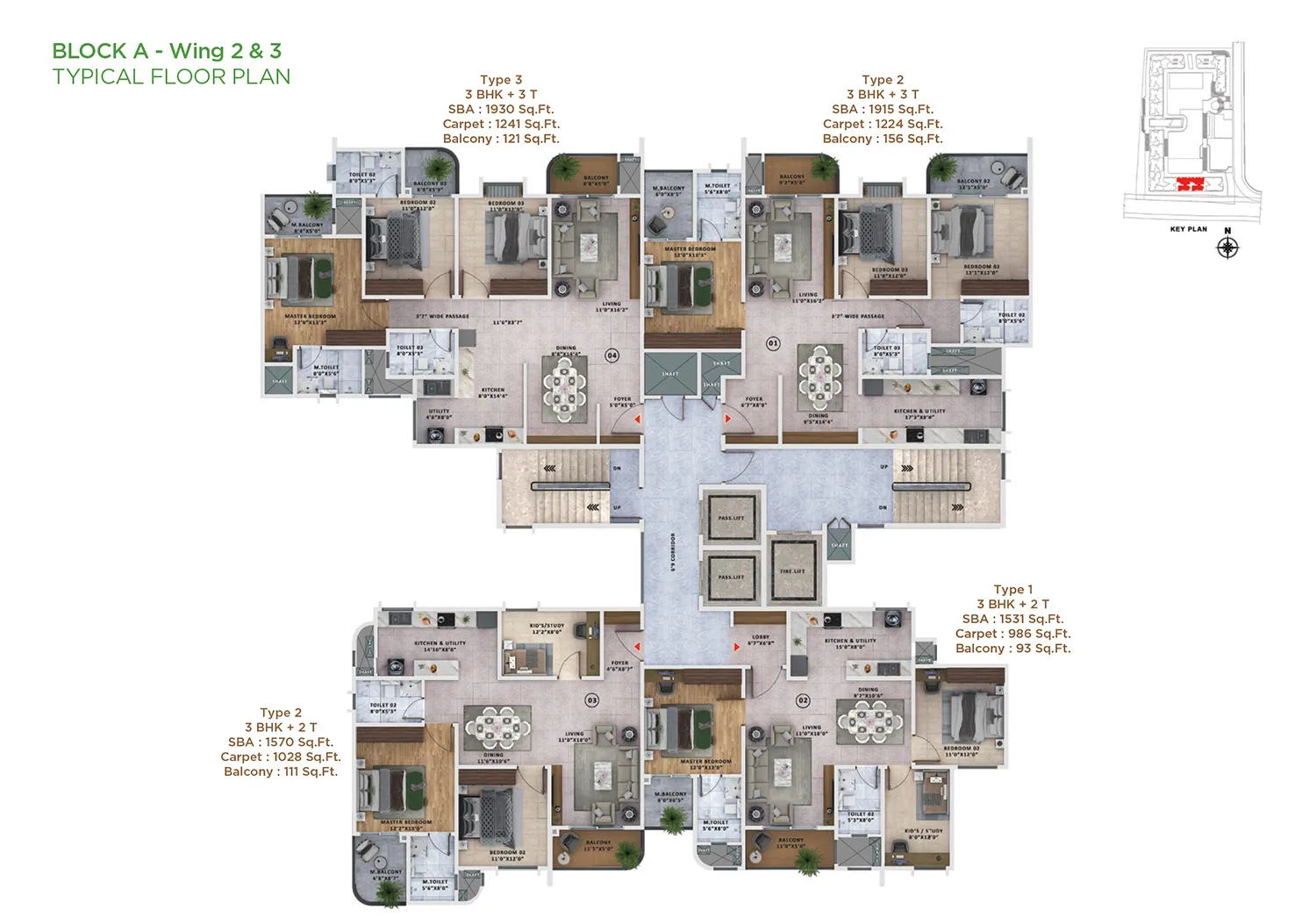 Sattva Vasanta Skye Floor Plan