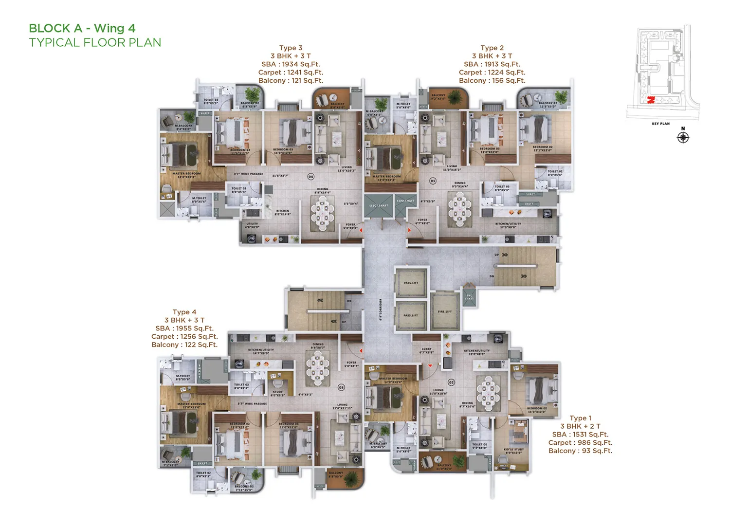 Sattva Vasanta Skye Floor Plan
