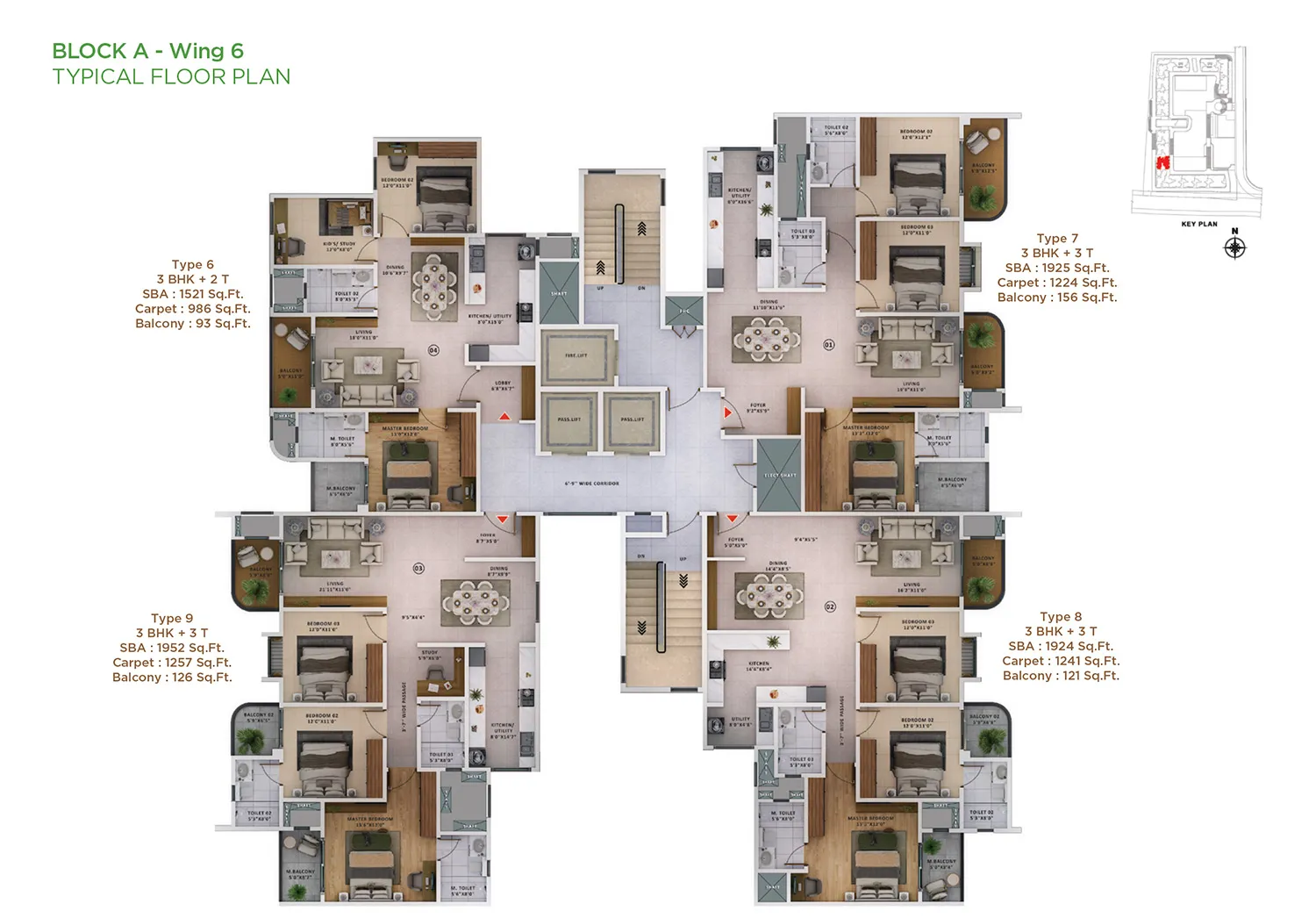 Sattva Vasanta Skye Floor Plan
